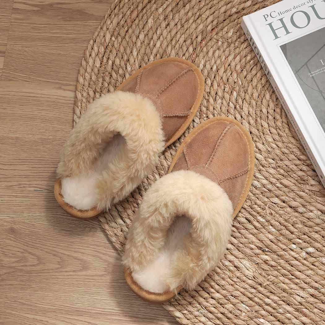 AUSTRALIAN SHEPHERD® UGG Slippers Double Face Sheepskin Wool Robert AS 2002