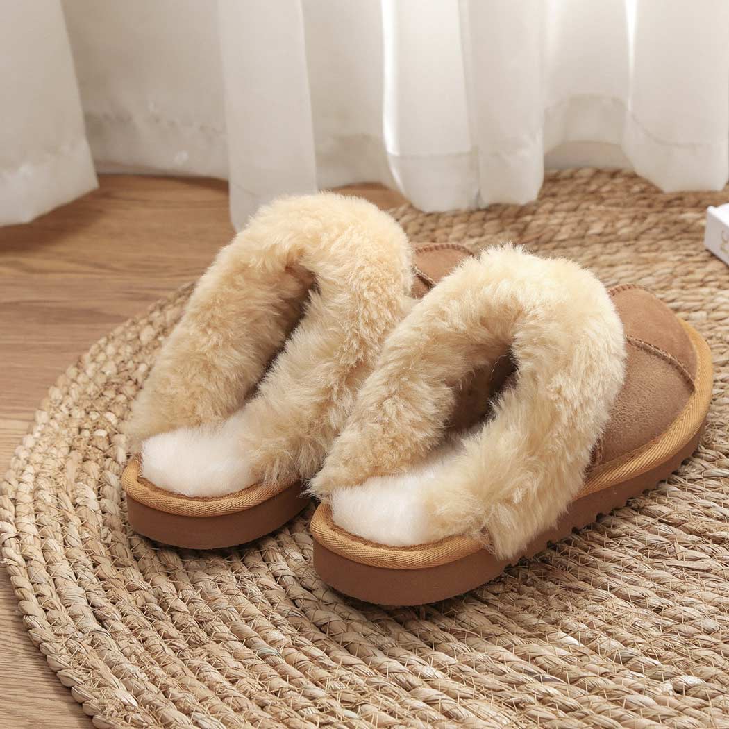 AUSTRALIAN SHEPHERD® UGG Slippers Double Face Sheepskin Wool Robert AS 2002
