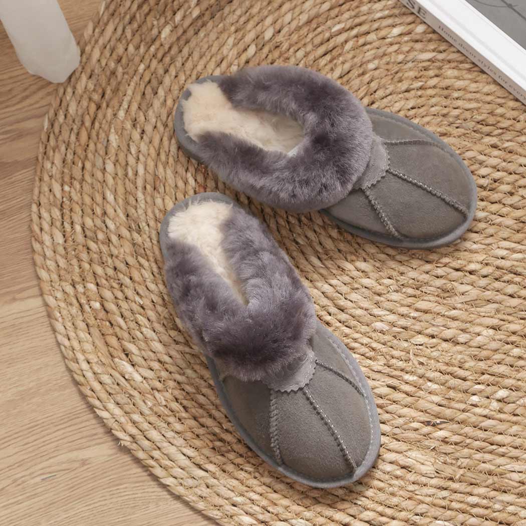 AUSTRALIAN SHEPHERD® UGG Slippers Double Face Sheepskin Wool Robert AS 2002