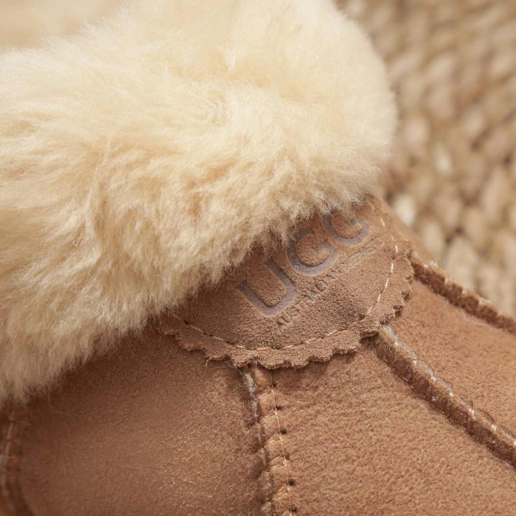 AUSTRALIAN SHEPHERD® UGG Slippers Double Face Sheepskin Wool Robert AS 2002