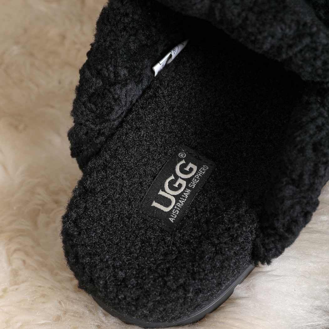 AUSTRALIAN SHEPHERD® UGG Slippers Women Sheepskin Wool Shearling Lined Remi AS 2054