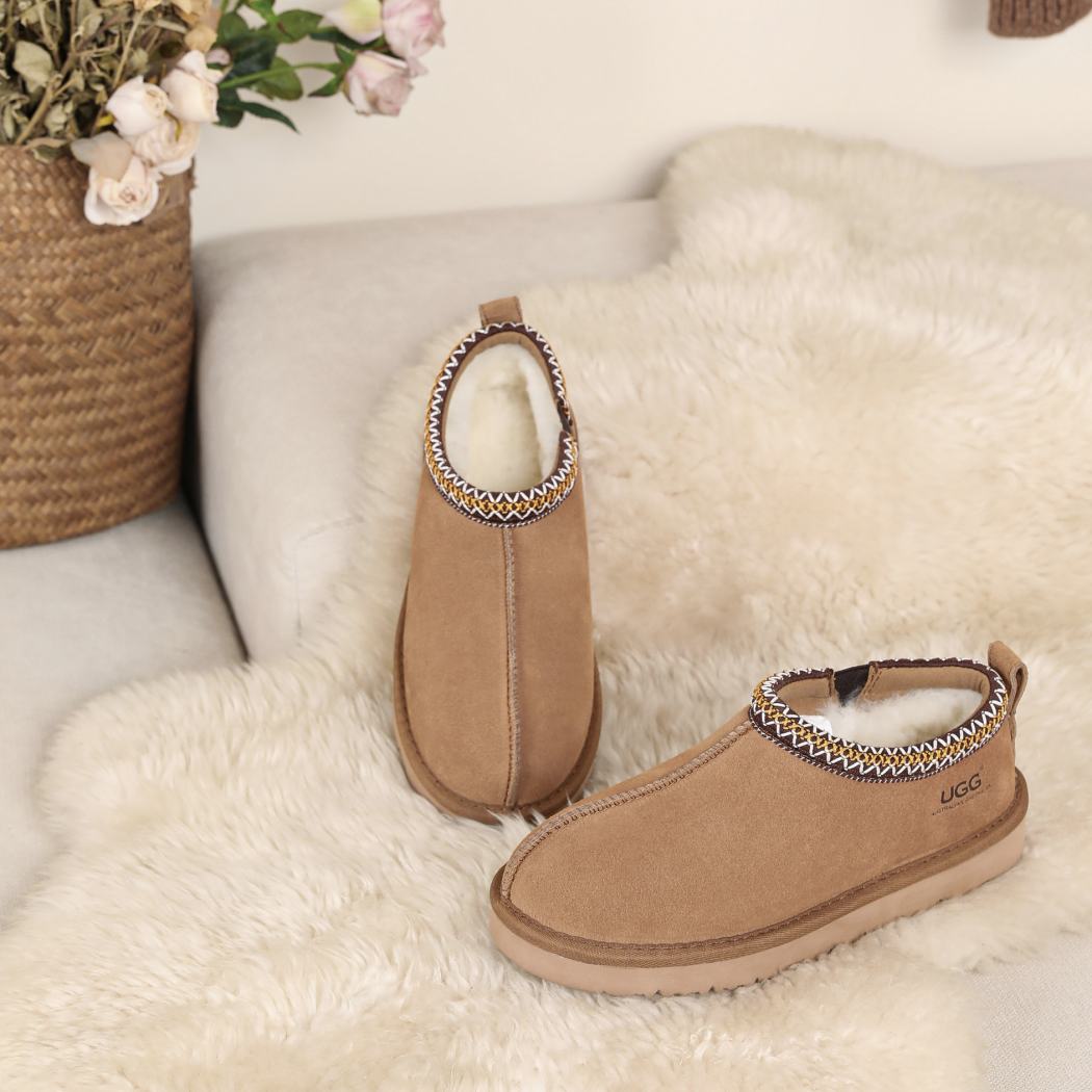 AUSTRALIAN SHEPHERD® UGG Slippers Sheepskin Wool Ankle Tazzy Valen AS 2056