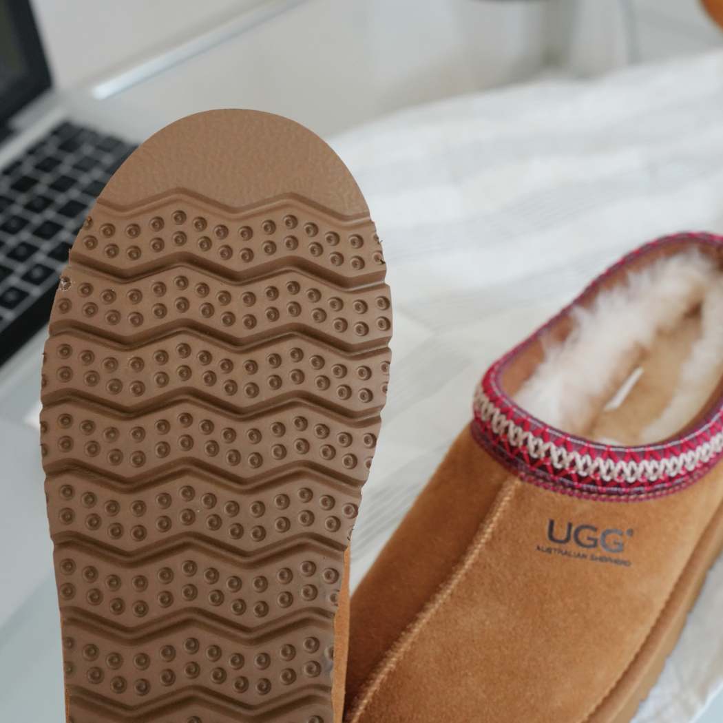 AUSTRALIAN SHEPHERD® UGG Slippers Sheepskin Wool Ankle Tazzy Hippie AS 2061