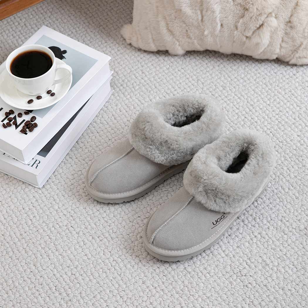 AUSTRALIAN SHEPHERD® UGG Slippers Sheepskin Wool Ankle Homey Special AS 2079