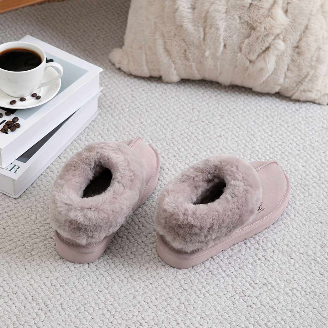 AUSTRALIAN SHEPHERD® UGG Slippers Sheepskin Wool Ankle Homey Special AS 2079