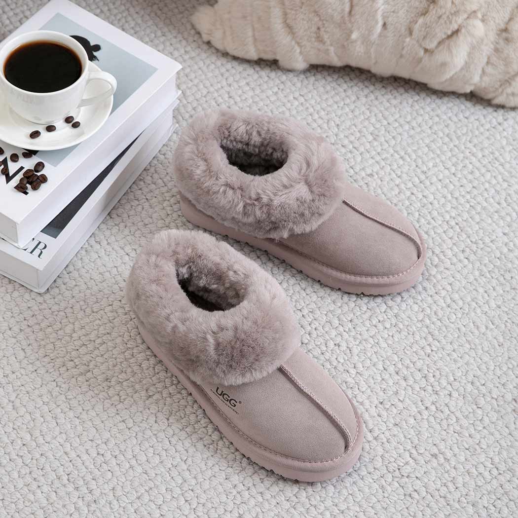 AUSTRALIAN SHEPHERD® UGG Slippers Sheepskin Wool Ankle Homey Special AS 2079