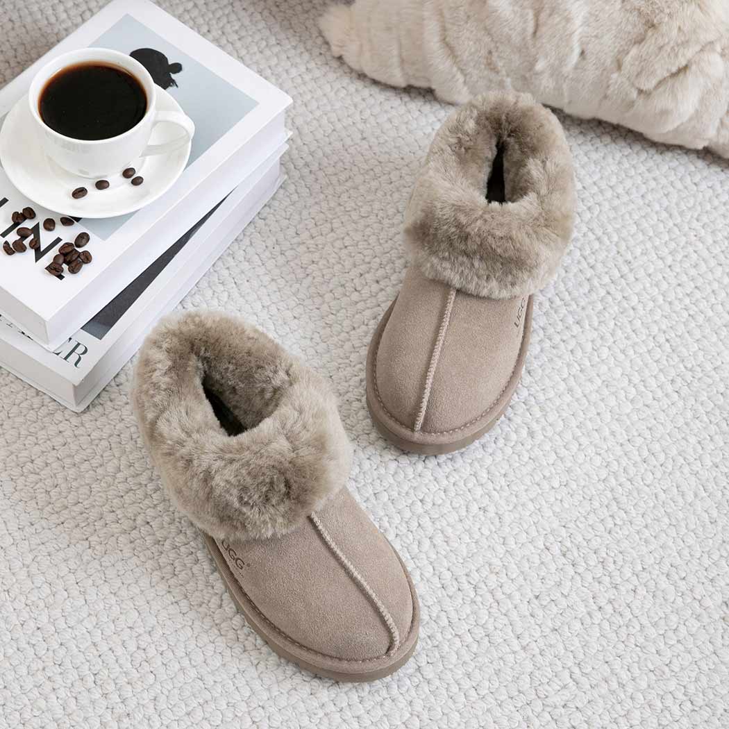 AUSTRALIAN SHEPHERD® UGG Slippers Sheepskin Wool Ankle Homey Special AS 2079