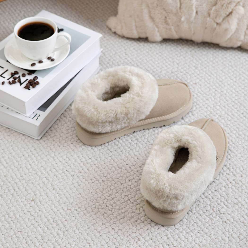 AUSTRALIAN SHEPHERD® UGG Slippers Sheepskin Wool Ankle Homey Special AS 2079