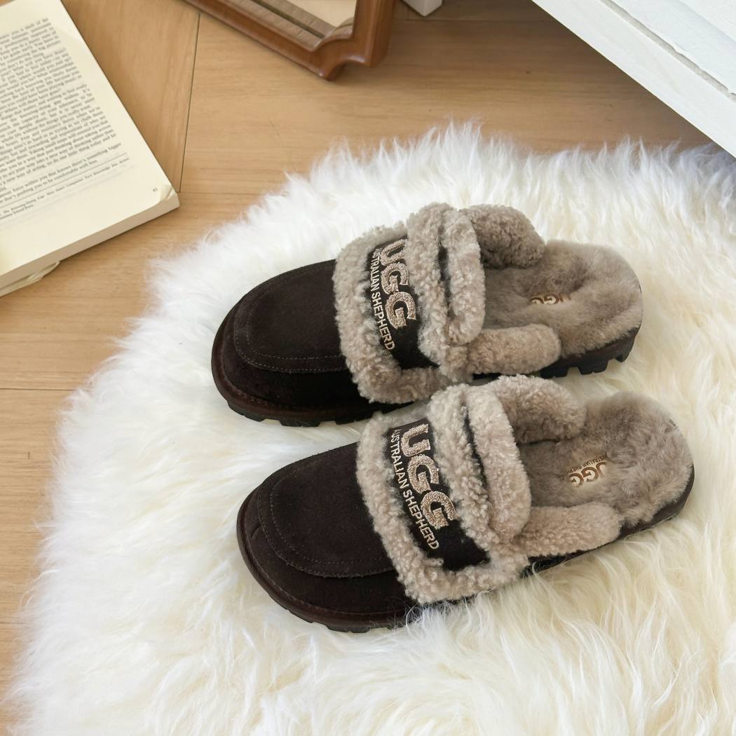 AUSTRALIAN SHEPHERD® UGG Slippers Women Sheepskin Shearling Lined Rilee AS 2089