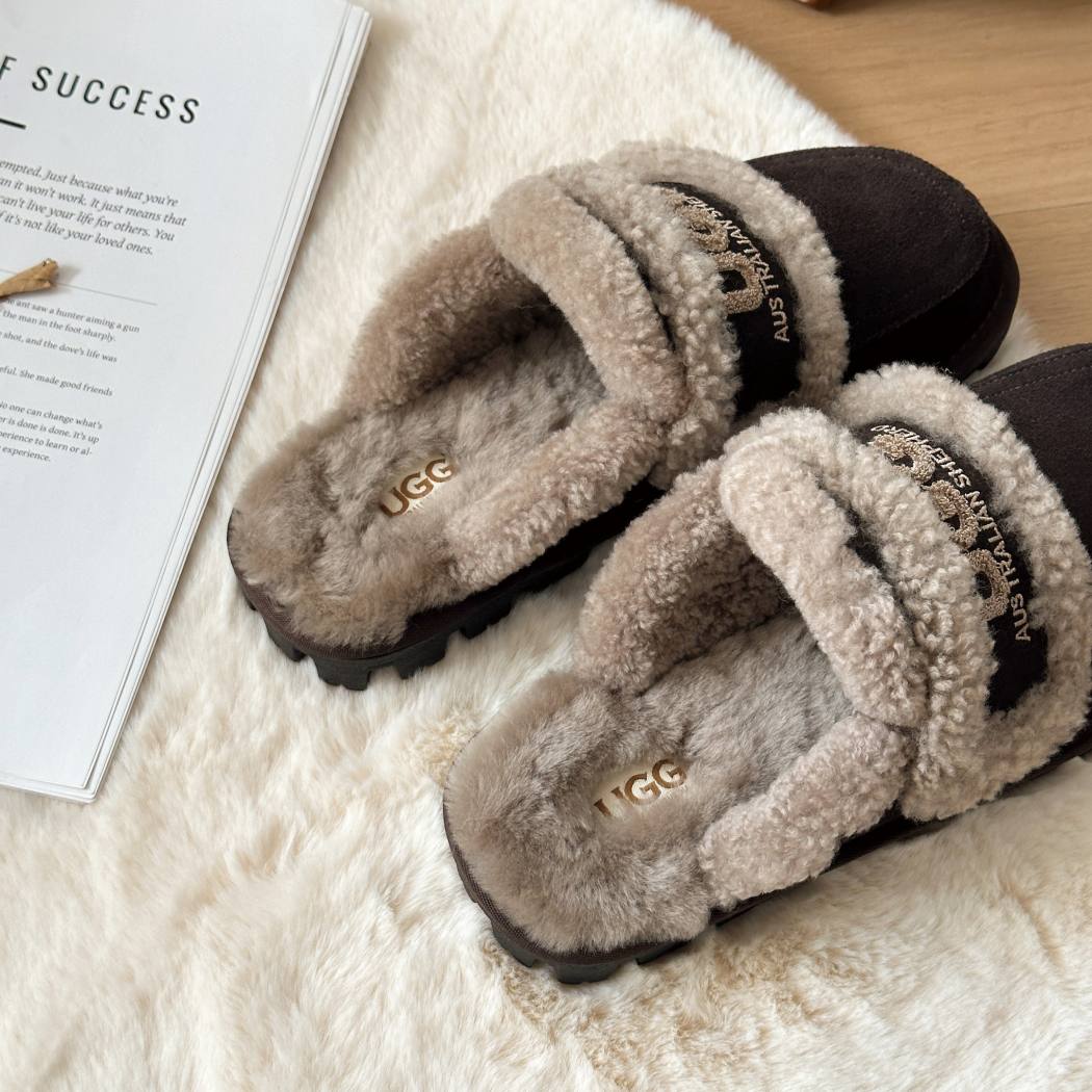 AUSTRALIAN SHEPHERD® UGG Slippers Women Sheepskin Shearling Lined Rilee AS 2089