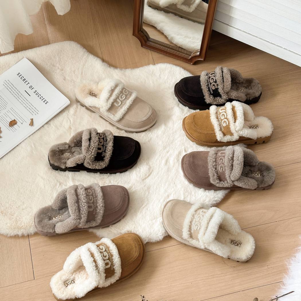AUSTRALIAN SHEPHERD® UGG Slippers Women Sheepskin Shearling Lined Rilee AS 2089