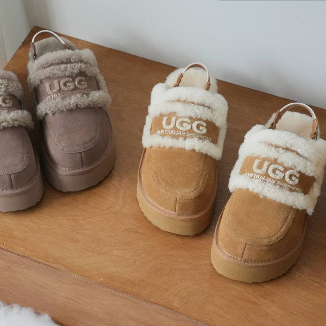 AUSTRALIAN SHEPHERD® UGG Slippers Women Removable Strap Slingback Platform Rilee AS 2090
