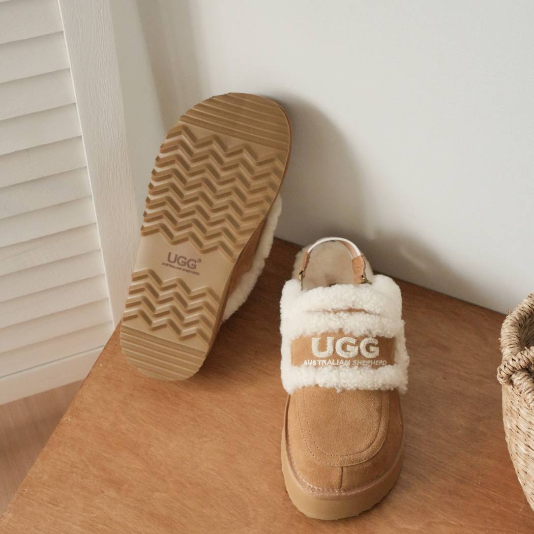 AUSTRALIAN SHEPHERD® UGG Slippers Women Removable Strap Slingback Platform Rilee AS 2090