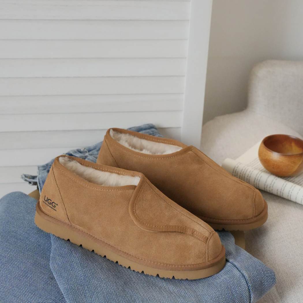 AUSTRALIAN SHEPHERD® UGG Slippers Sheepskin Wool Adjustable Tristen AS 2095