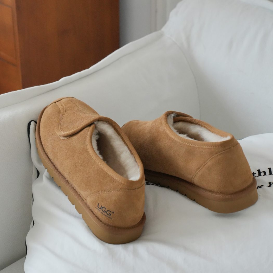 AUSTRALIAN SHEPHERD® UGG Slippers Sheepskin Wool Adjustable Tristen AS 2095