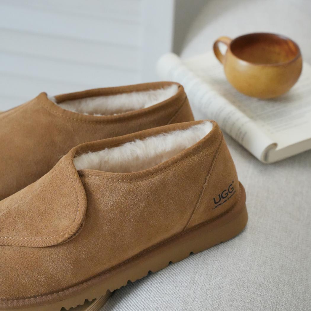 AUSTRALIAN SHEPHERD® UGG Slippers Sheepskin Wool Adjustable Tristen AS 2095