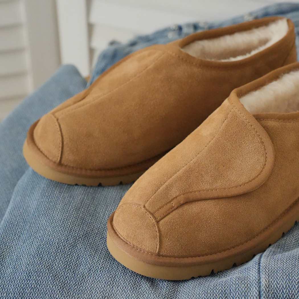 AUSTRALIAN SHEPHERD® UGG Slippers Sheepskin Wool Adjustable Tristen AS 2095