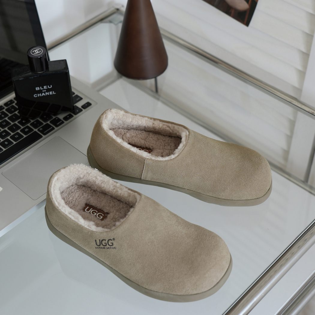 AUSTRALIAN SHEPHERD® Brett Sheepskin Wool Ankle Clog Slippers AS 2100