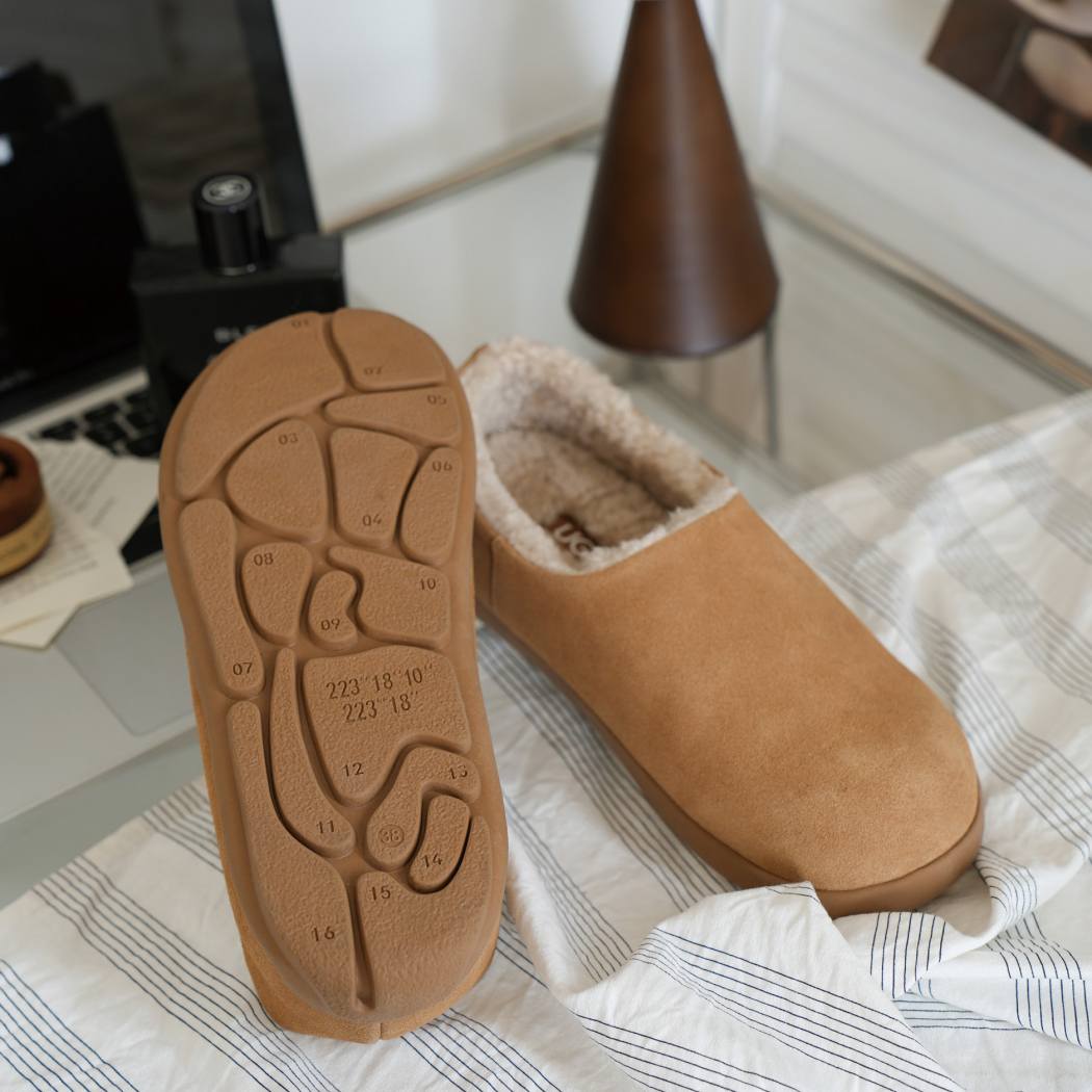 AUSTRALIAN SHEPHERD® Brett Sheepskin Wool Ankle Clog Slippers AS 2100