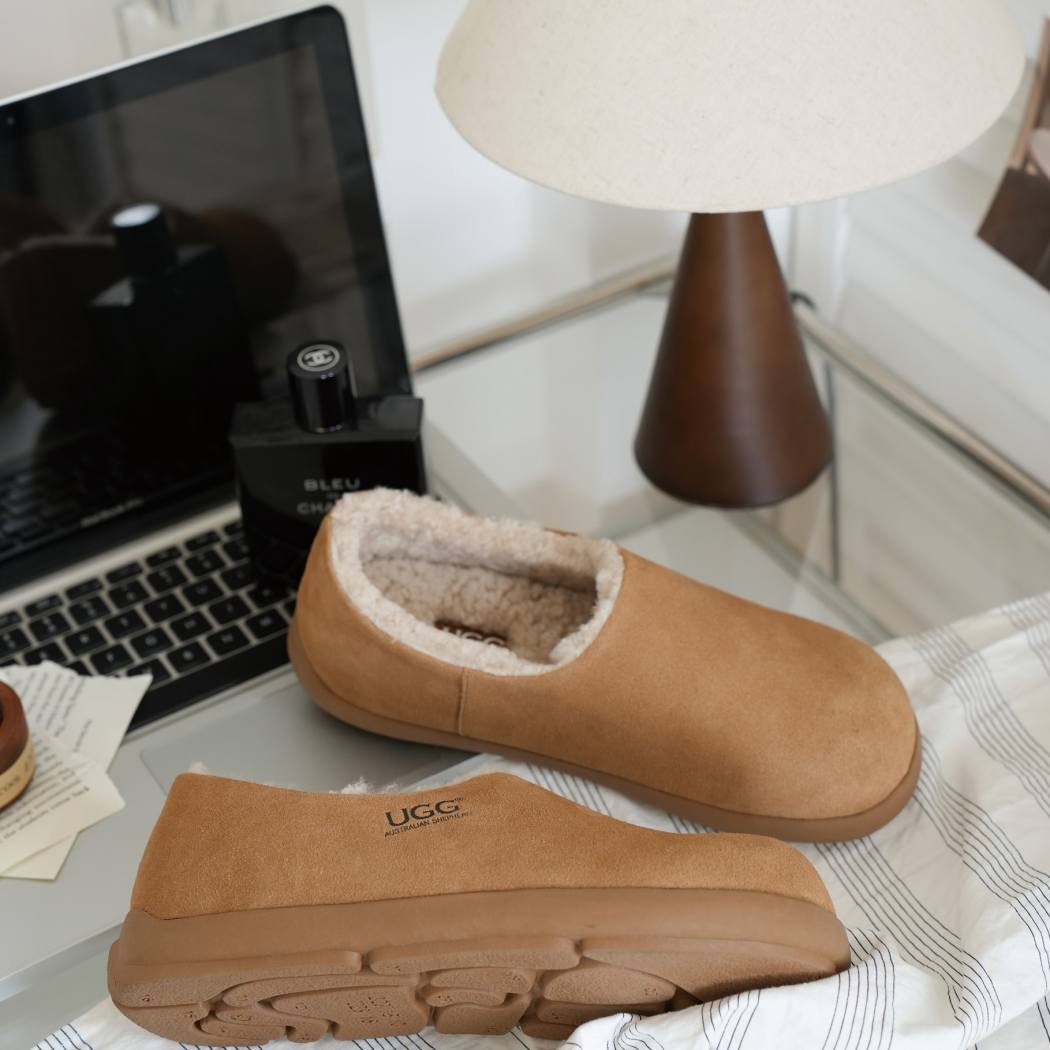 AUSTRALIAN SHEPHERD® Brett Sheepskin Wool Ankle Clog Slippers AS 2100