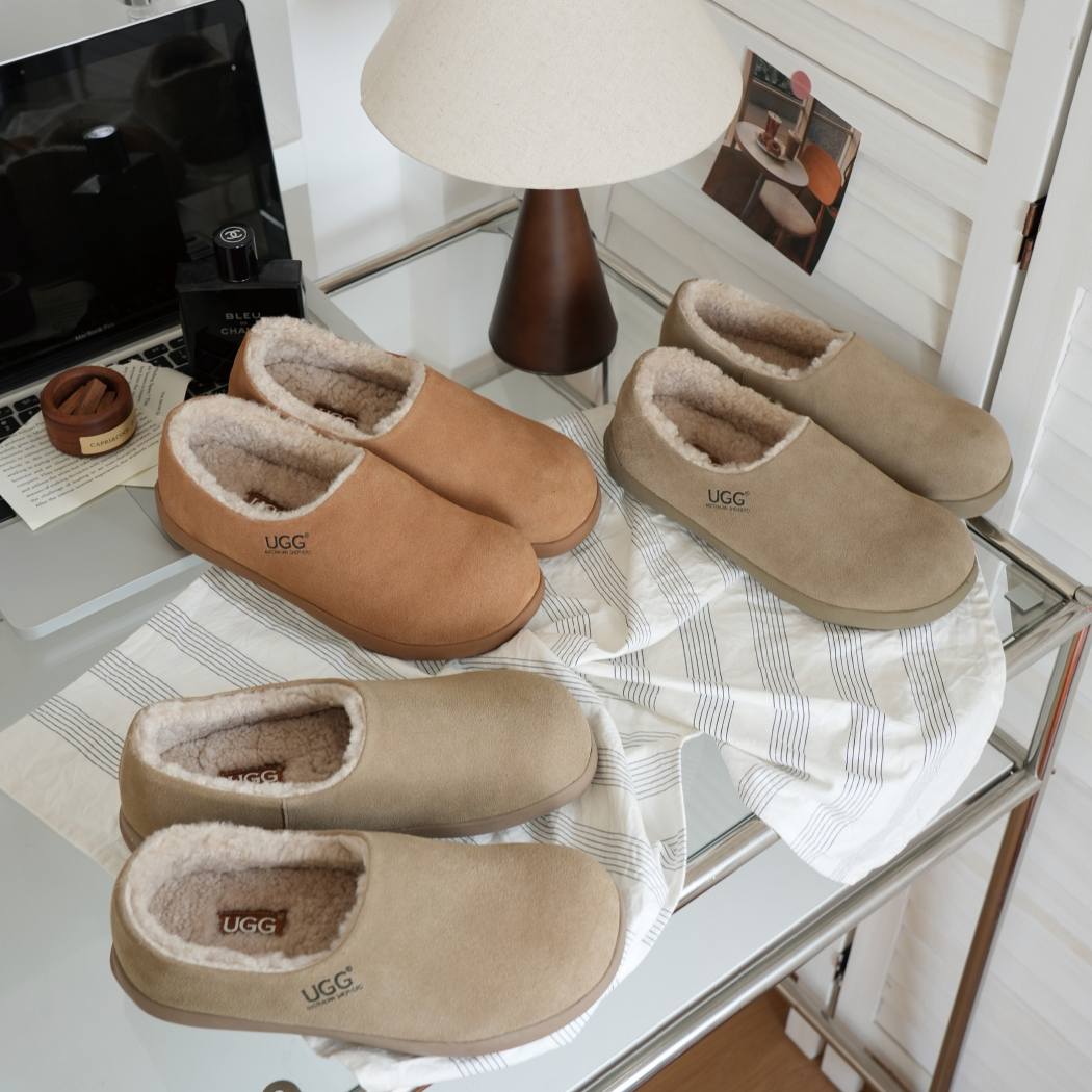 AUSTRALIAN SHEPHERD® Brett Sheepskin Wool Ankle Clog Slippers AS 2100