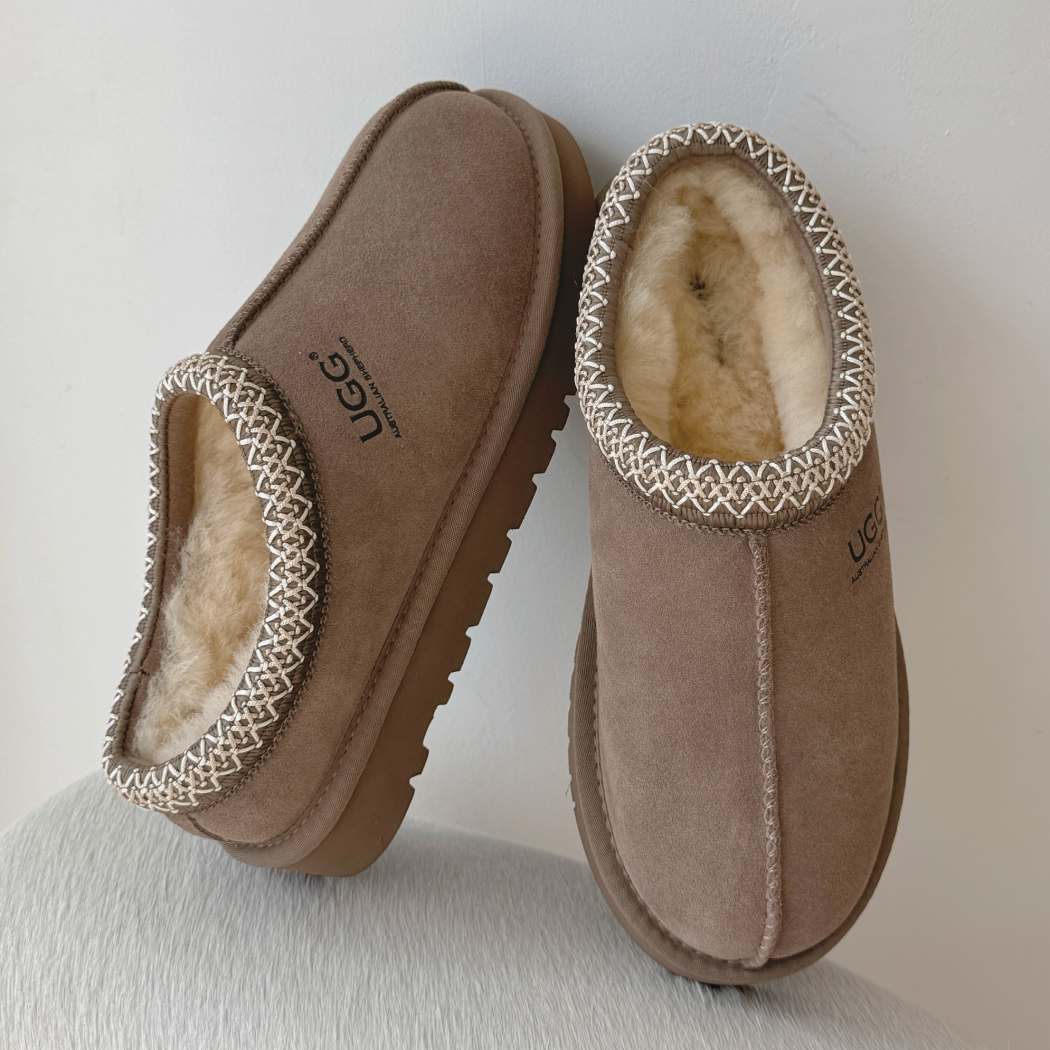 AUSTRALIAN SHEPHERD® UGG Tazzy Tay Sheepskin Wool Ankle Slippers AS 2115