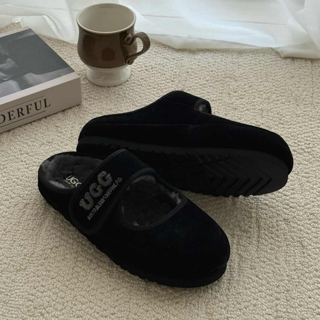 AUSTRALIAN SHEPHERD® Velly Mary Jane Sheepskin Slippers AS 2116