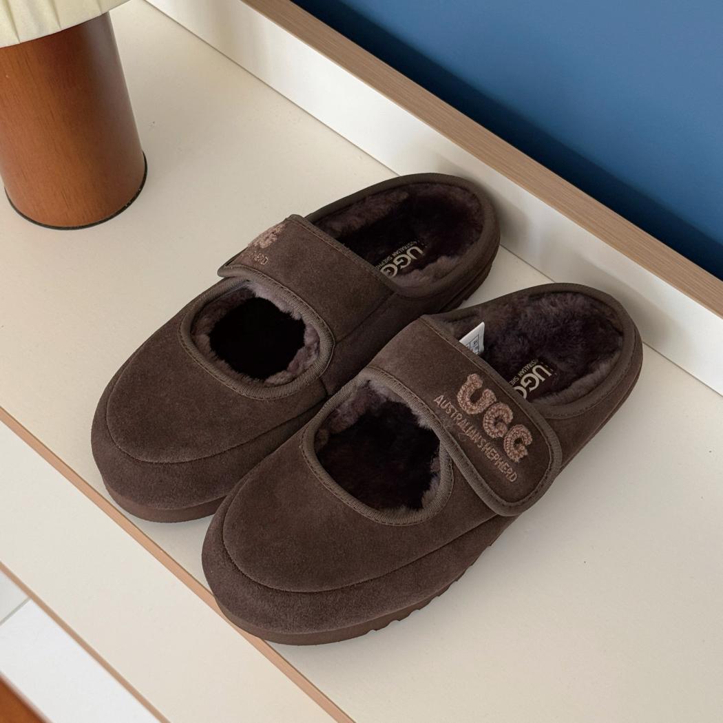 AUSTRALIAN SHEPHERD® Velly Mary Jane Sheepskin Slippers AS 2116