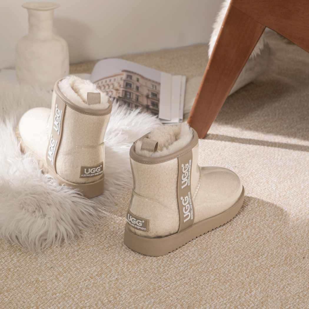 AUSTRALIAN SHEPHERD® UGG Boots Women Clear Waterproof Shearling Coated Classic AS 3031