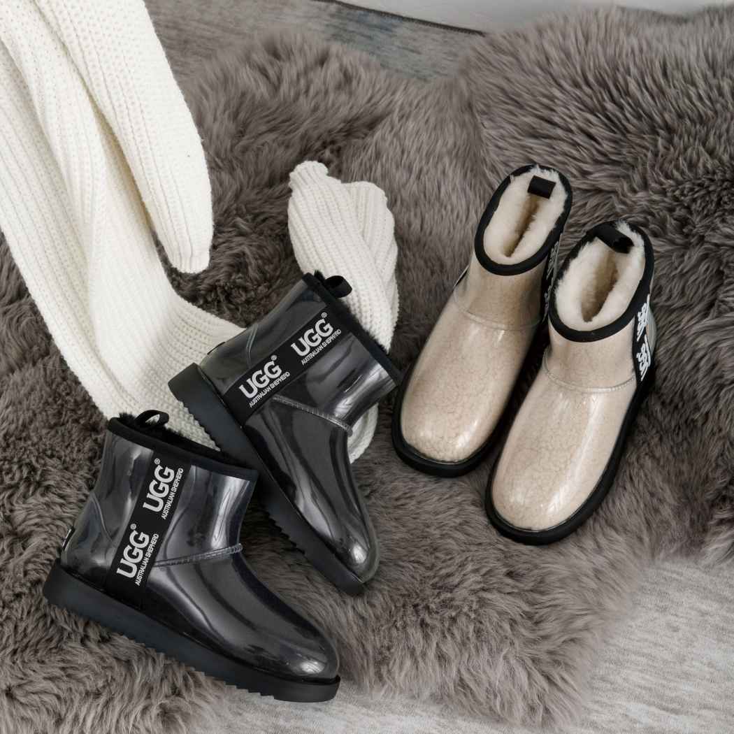 AUSTRALIAN SHEPHERD® UGG Boots Women Clear Waterproof Shearling Coated Classic AS 3031