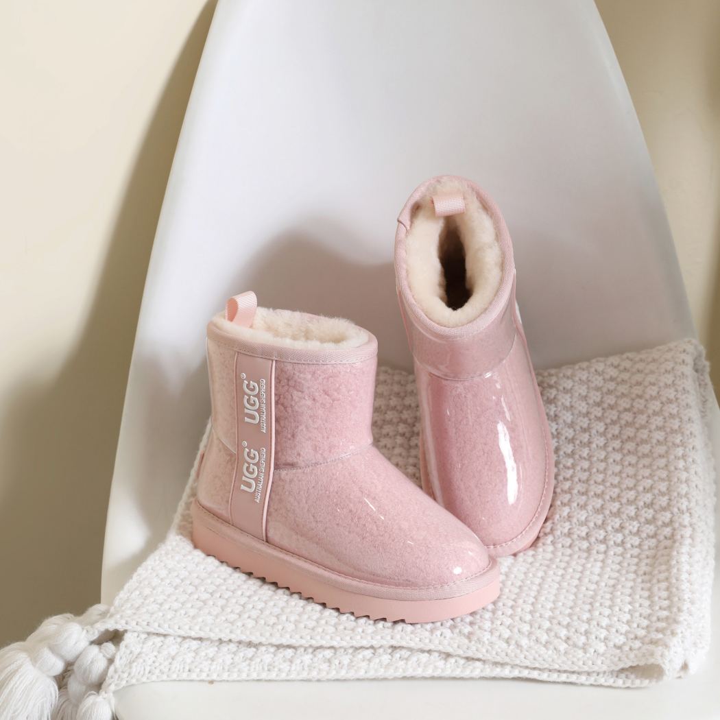 AUSTRALIAN SHEPHERD® UGG Boots Kids Clear Waterproof Shearling Coated Classic AS 3032K