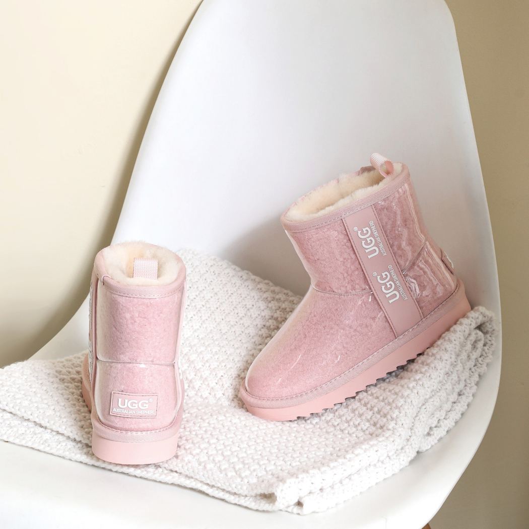 AUSTRALIAN SHEPHERD® UGG Boots Kids Clear Waterproof Shearling Coated Classic AS 3032K