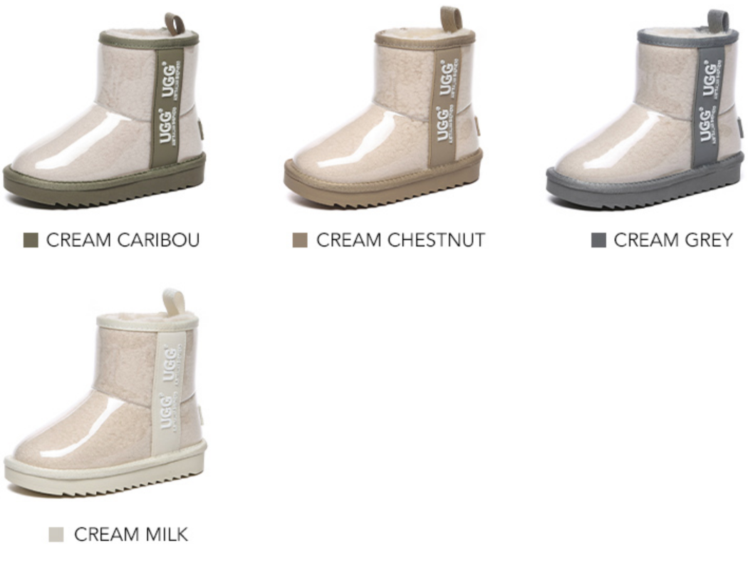 AUSTRALIAN SHEPHERD® UGG Boots Kids Clear Waterproof Shearling Coated Classic AS 3032K