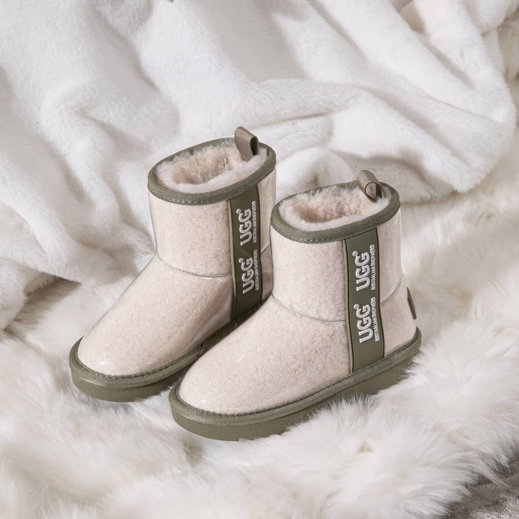 AUSTRALIAN SHEPHERD® UGG Boots Kids Clear Waterproof Shearling Coated Classic AS 3032K