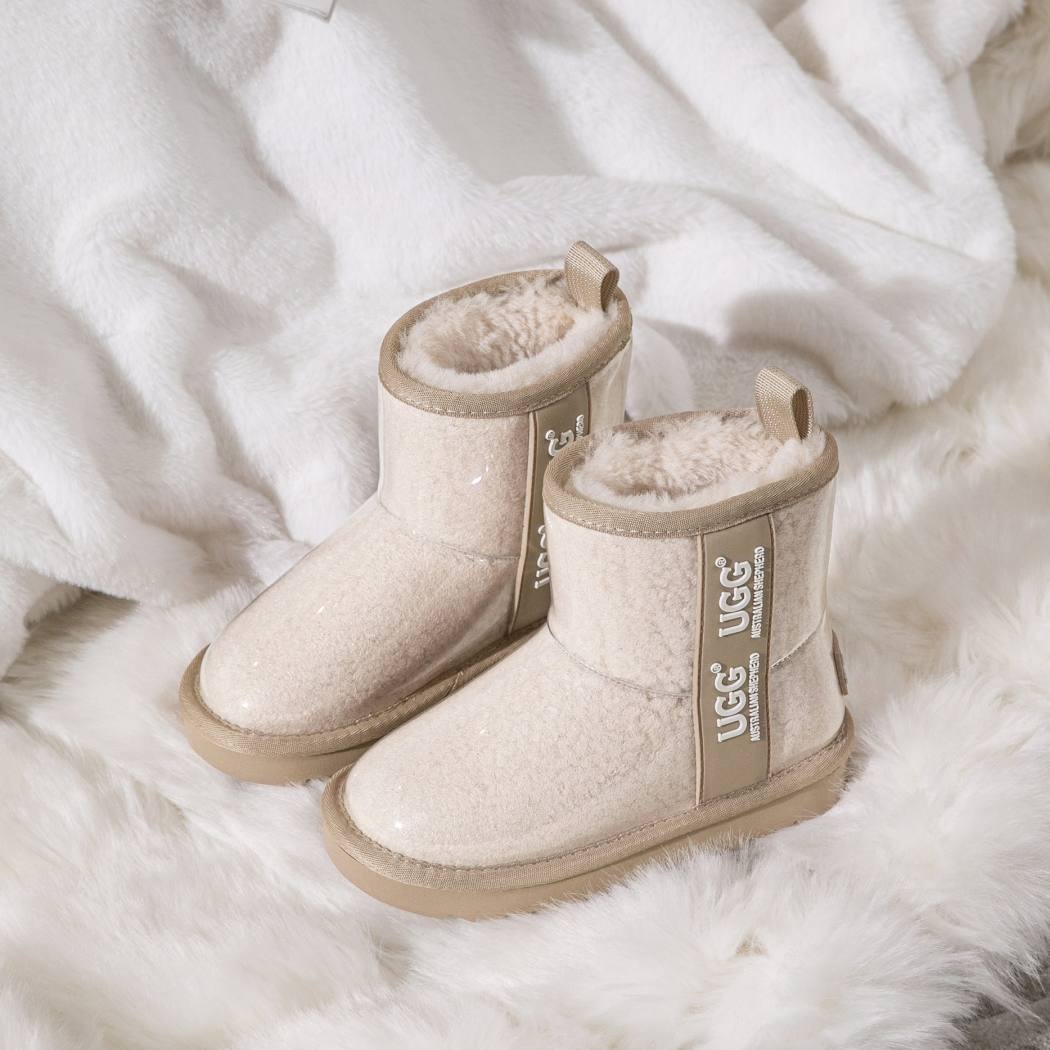 AUSTRALIAN SHEPHERD® UGG Boots Kids Clear Waterproof Shearling Coated Classic AS 3032K