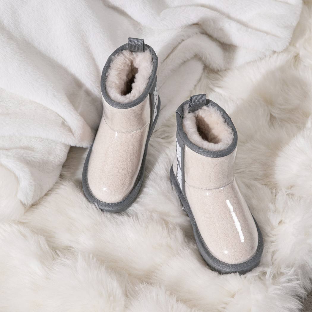 AUSTRALIAN SHEPHERD® UGG Boots Kids Clear Waterproof Shearling Coated Classic AS 3032K