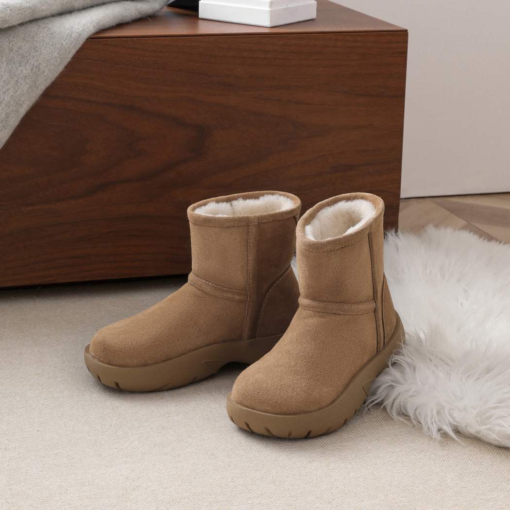 AUSTRALIAN SHEPHERD® UGG Boots Sheepskin Wool Mid Calf Chunky Short Classic Salma AS 3071