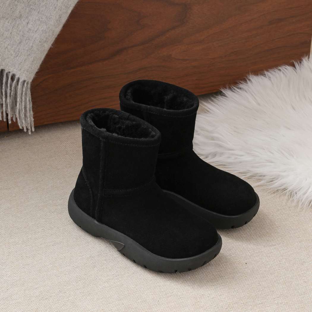 AUSTRALIAN SHEPHERD® UGG Boots Sheepskin Wool Mid Calf Chunky Short Classic Salma AS 3071
