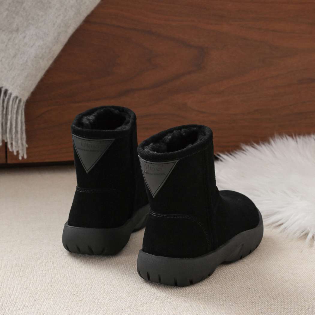 AUSTRALIAN SHEPHERD® UGG Boots Sheepskin Wool Mid Calf Chunky Short Classic Salma AS 3071