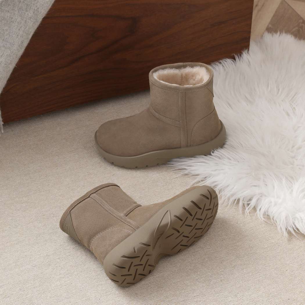 AUSTRALIAN SHEPHERD® UGG Boots Sheepskin Wool Mid Calf Chunky Short Classic Salma AS 3071