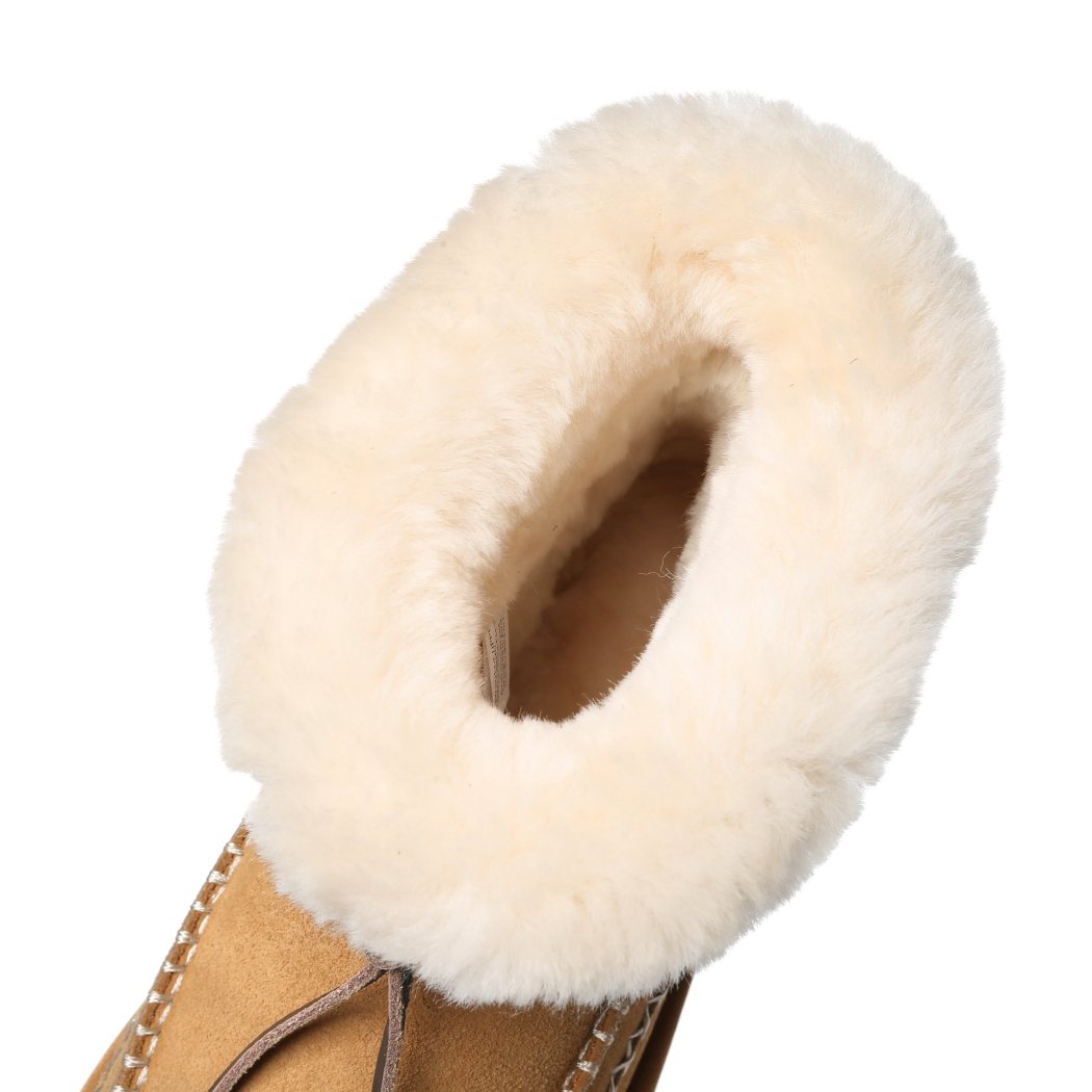 AUSTRALIAN SHEPHERD® UGG Boots Women Sheepskin Wool Ankle Woven Mini Stormy AS 3075