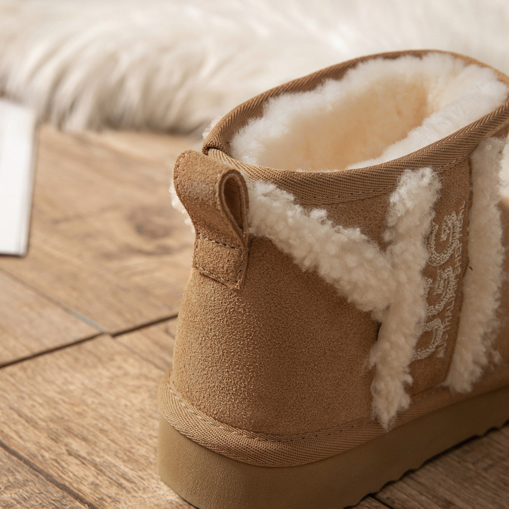 AUSTRALIAN SHEPHERD® UGG Boots Sheepskin Wool Shearling Lined Ankle Ultra Mini Darby AS 3077