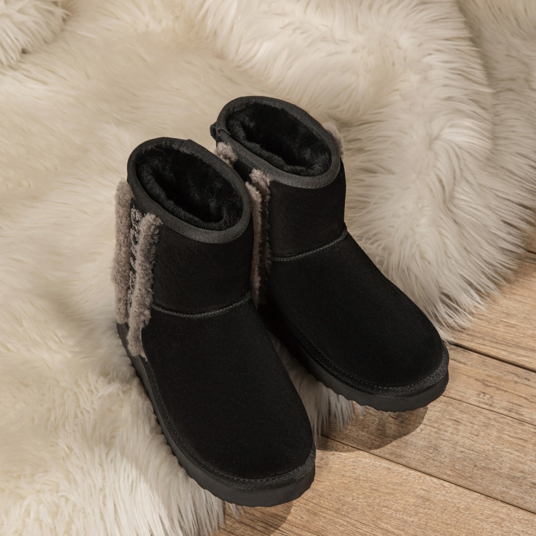 AUSTRALIAN SHEPHERD® UGG Boots Sheepskin Wool Shearling Lined Ankle Mini Darby AS 3078