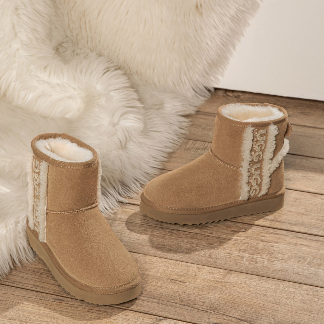 AUSTRALIAN SHEPHERD® UGG Boots Sheepskin Wool Shearling Lined Ankle Mini Darby AS 3078