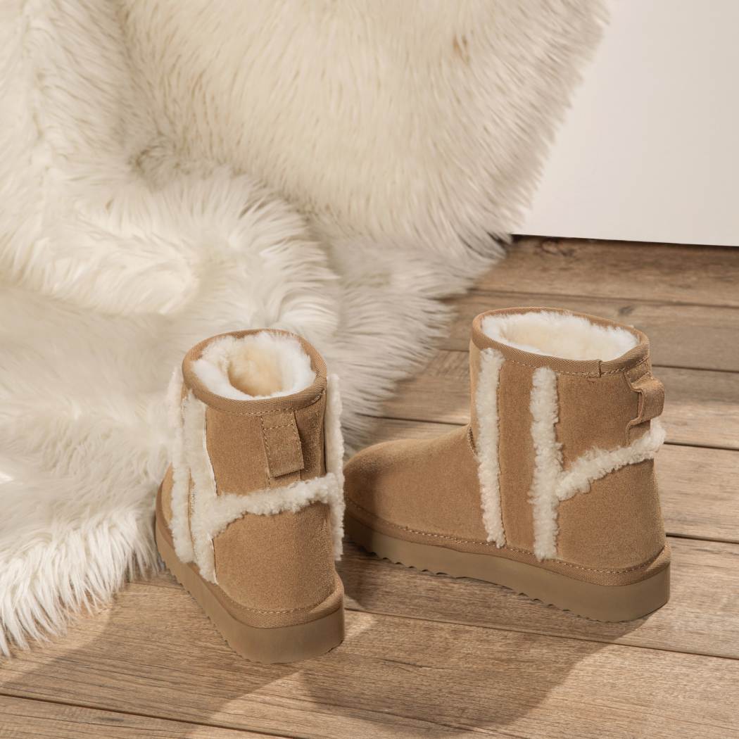 AUSTRALIAN SHEPHERD® UGG Boots Sheepskin Wool Shearling Lined Ankle Mini Darby AS 3078