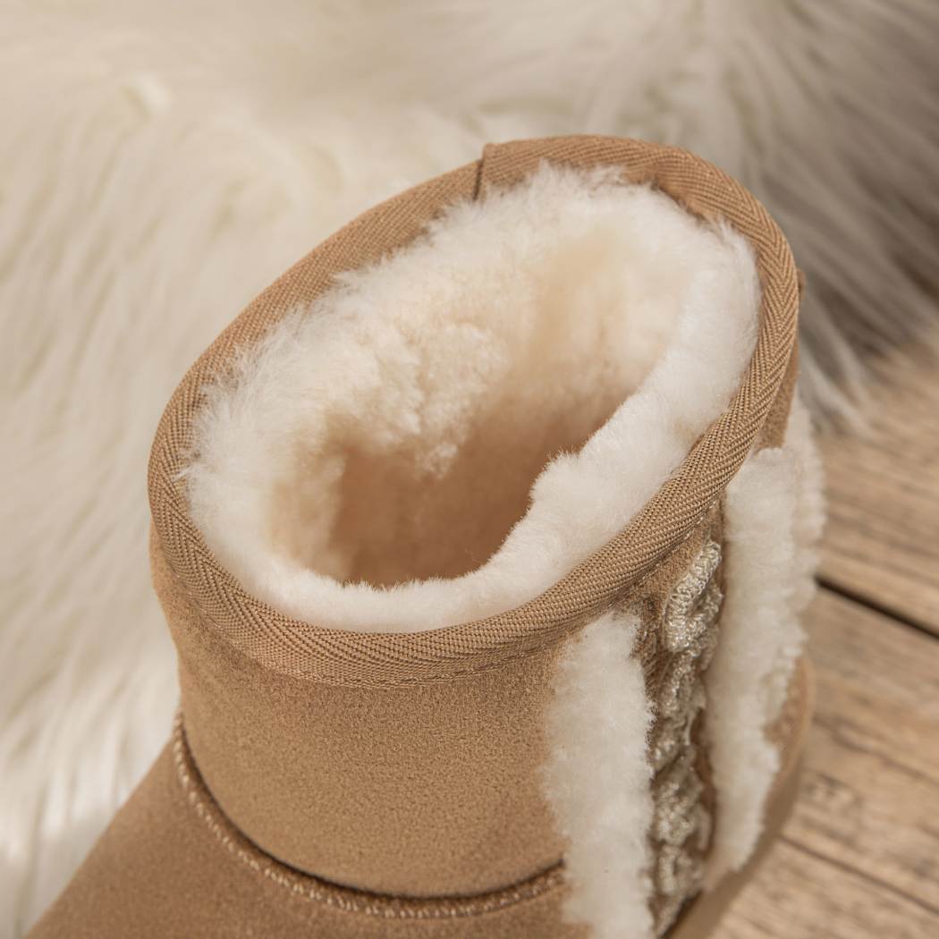 AUSTRALIAN SHEPHERD® UGG Boots Sheepskin Wool Shearling Lined Ankle Mini Darby AS 3078