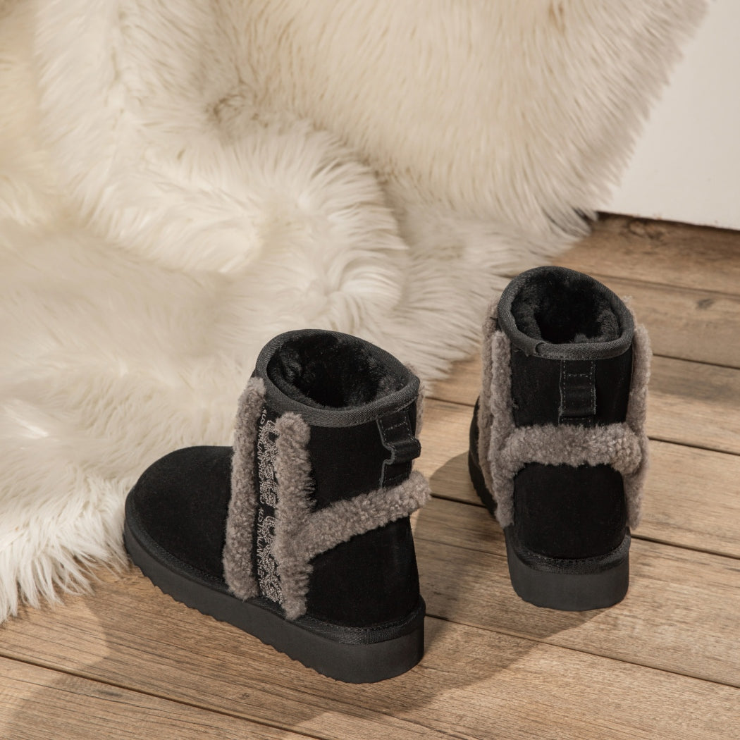 AUSTRALIAN SHEPHERD® UGG Boots Sheepskin Wool Shearling Lined Ankle Mini Darby AS 3078