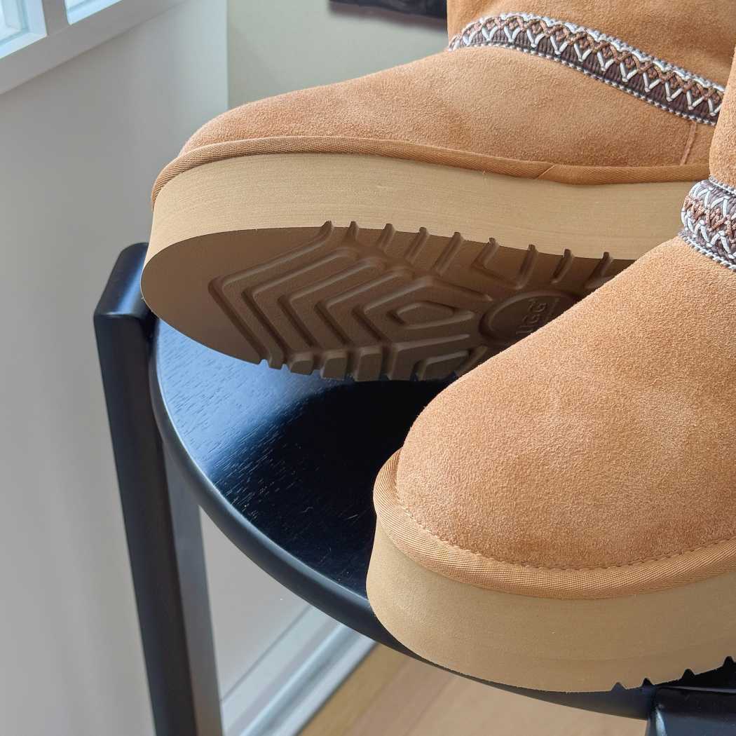 AUSTRALIAN SHEPHERD® UGG Boots Sheepskin Wool Short Platform AS 3145