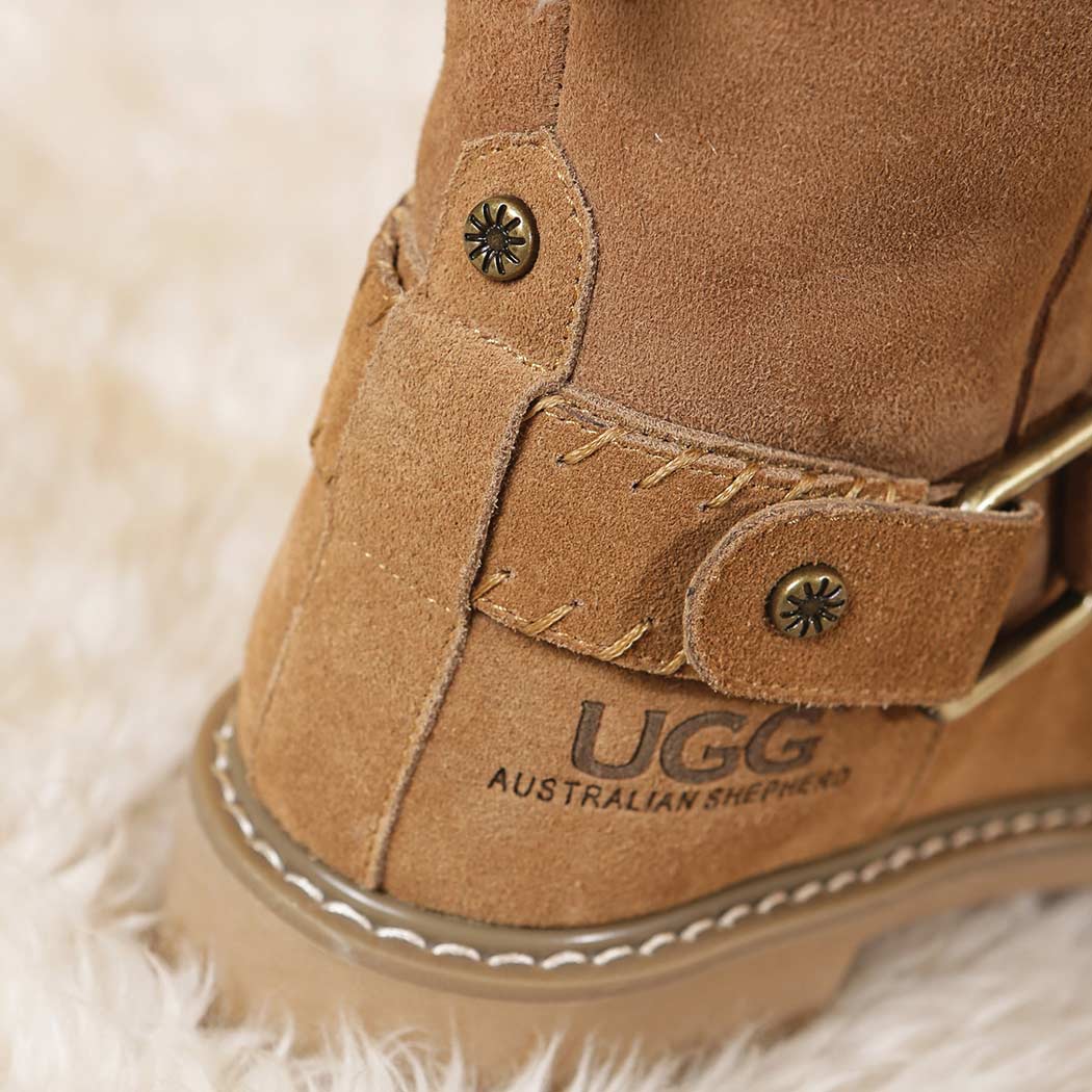 AUSTRALIAN SHEPHERD® UGG Boots Women Sheepskin Wool Mid-Calf Sarah AS 4003