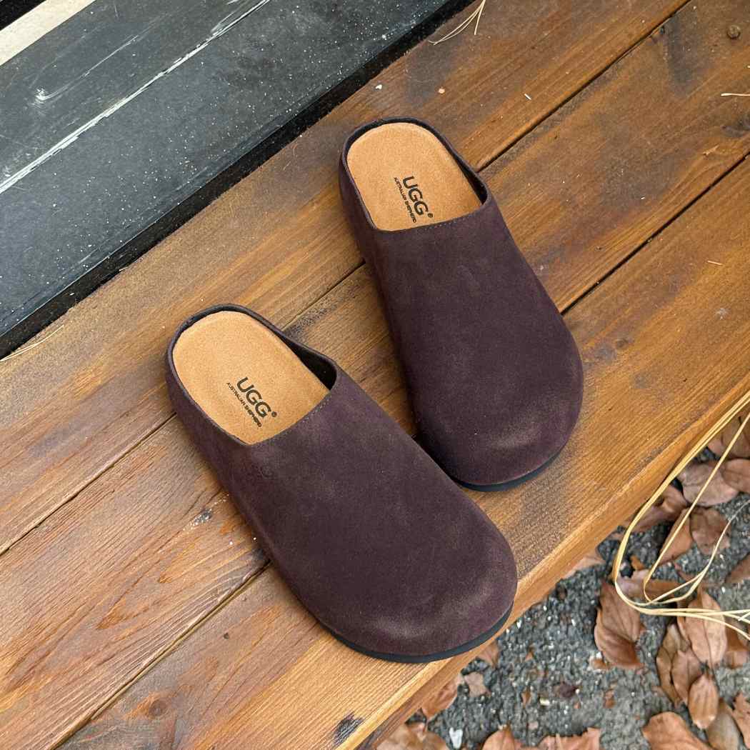 AUSTRALIAN SHEPHERD® Unisex Suede Slip-On Mules Marven AS 5024